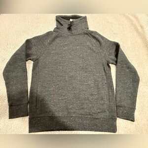 H&M Dark Charcoal Speckled Turtleneck Sweater